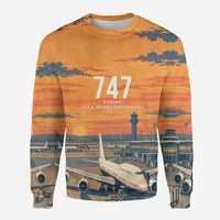 Thumbnail for Boeing 747-8 Intercontinental 3D All-Over Print Clothing - Sweatshirt - 3D