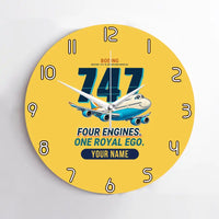 Thumbnail for Boeing 747-8 Intercontinental - Cartoon + Name - No Frame - Yellow
