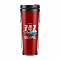 Thumbnail for Boeing 747-8 Intercontinental - Cartoon - Plastic (No Holder) - Red