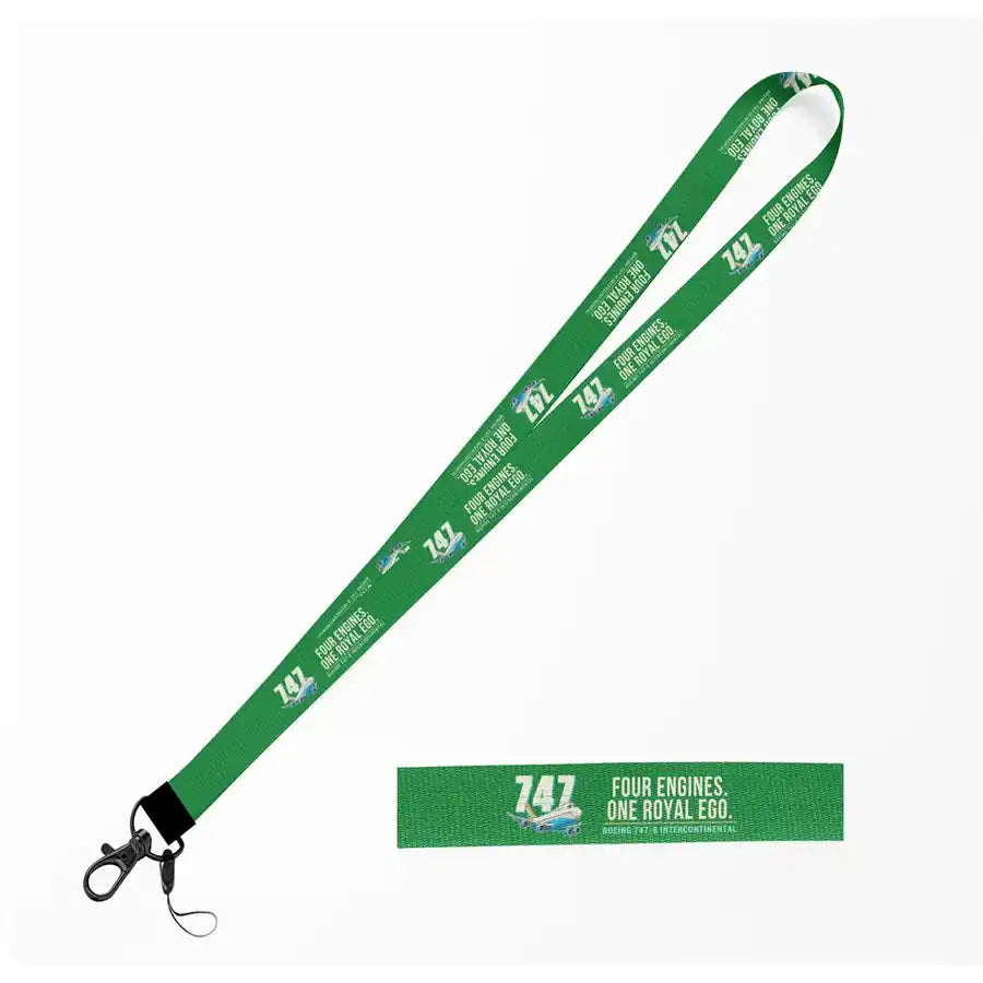 Boeing 747-8 Intercontinental Lanyard & ID Holders lanyard - Cartoon - Green