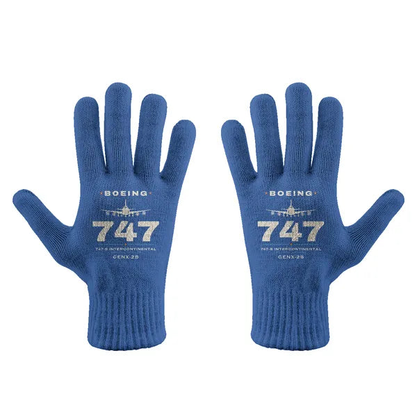 Boeing 747-8 Intercontinental - Gloves - Full - Heritage - Blue