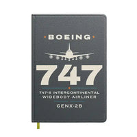 Thumbnail for Boeing 747-8 Intercontinental - Heritage - Notebook - Gray