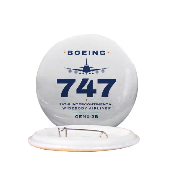 Boeing 747-8 Intercontinental - Heritage - Pin - White