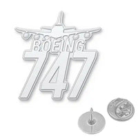 Thumbnail for Boeing 747-8 Intercontinental - Hollow Pin - Heritage - Silver