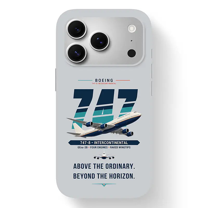 Boeing 747-8 Intercontinental - Original - MagSafe iPhone 17 Pro - Light Gray