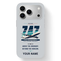 Thumbnail for Boeing 747-8 Intercontinental - Original + Name - MagSafe iPhone 17 Pro - Light Gray