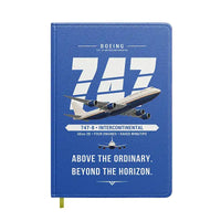 Thumbnail for Boeing 747-8 Intercontinental - Original - Notebook - Blue