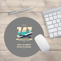 Thumbnail for Boeing 747-8 Intercontinental - Original - Round Mouse Pad - Gray