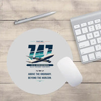 Thumbnail for Boeing 747-8 Intercontinental - Original - Round Mouse Pad - Light Gray