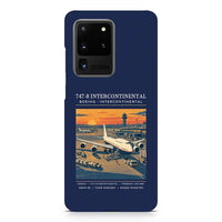 Thumbnail for Boeing 747-8 Intercontinental - Poster - Samsung Case - Navy Blue