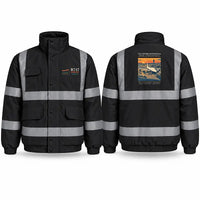 Thumbnail for Boeing 747-8 Intercontinental Reflective Winter Jackets - Poster - Black