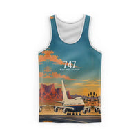 Thumbnail for Boeing 747SP 3D All-Over Print Clothing - Tank Top - 3D