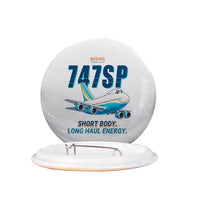 Thumbnail for Boeing 747SP - Cartoon - Pin - White