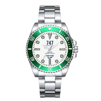 Thumbnail for Boeing 747SP - Classic - White + Name - Premium Diver - Green