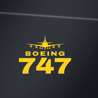 Thumbnail for Boeing 747SP - Heritage Die-Cut - Yellow - Die-Cut - Close-up