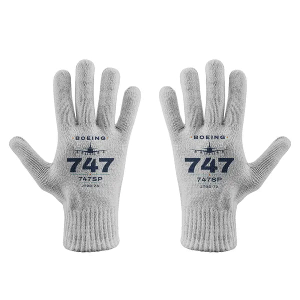 Boeing 747SP - Gloves - Full - Heritage - Light Gray
