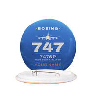 Thumbnail for Boeing 747SP - Heritage + Name - Pin - Blue