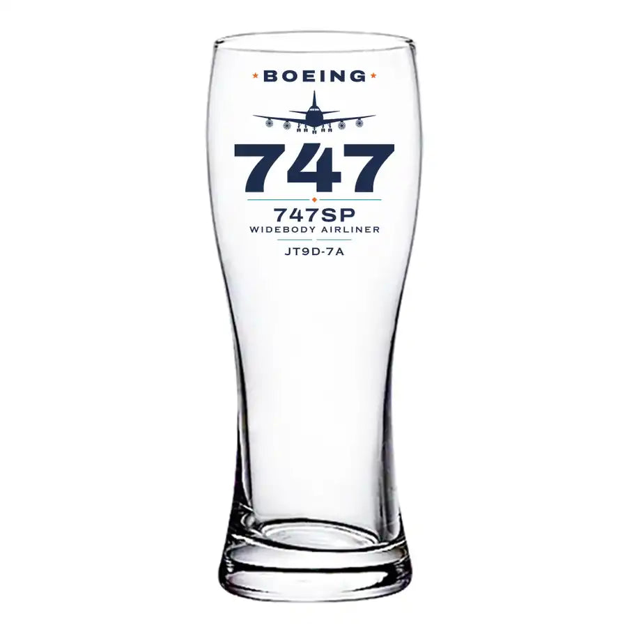 Boeing 747SP - Heritage - Pilsner Beer Glass