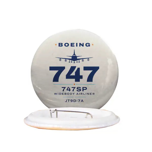 Boeing 747SP - Heritage - Pin - Beige