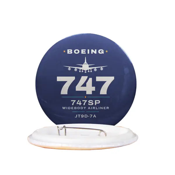 Boeing 747SP - Heritage - Pin - Navy Blue