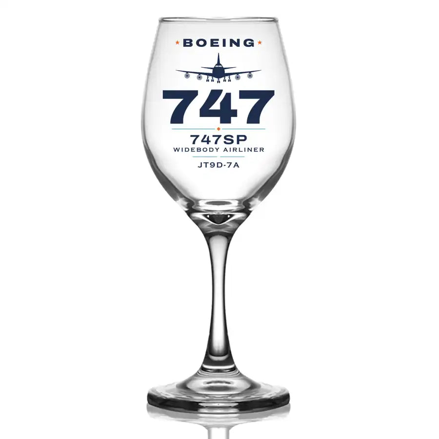 Boeing 747SP - Heritage - Wine Glass