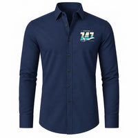 Thumbnail for Boeing 747SP - Long Sleeve Shirt - Original - Dark Blue