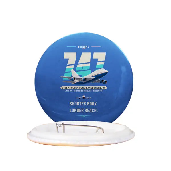 Boeing 747SP - Original - Pin - Blue