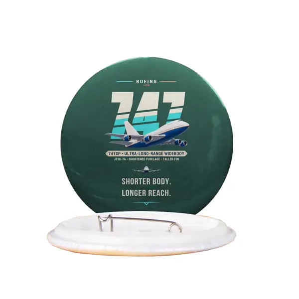 Boeing 747SP - Original - Pin - Dark Green
