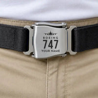 Thumbnail for Boeing 747SP - Seat Belt - Heritage + Name - Black