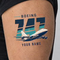 Thumbnail for Boeing 747SP - Tattoo - Original + Name - Man
