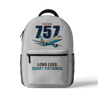 Thumbnail for Boeing 757-200 - 3D Backpack - Cartoon - White
