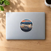 Thumbnail for Boeing 757-200 - 3D - Circle Sticker - MacBook