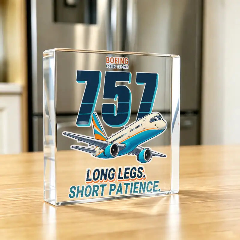 Boeing 757-200 - Crystal Ornament - Cartoon - Kitchen
