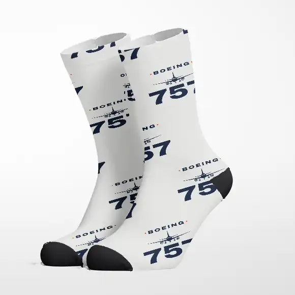 Boeing 757-200 - Heritage - Socks - White