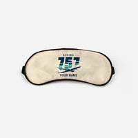Thumbnail for Boeing 757-200 - Original + Name - Sleep Mask - Beige