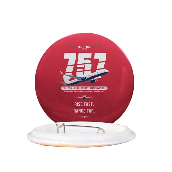 Boeing 757-200 - Original - Pin - Red