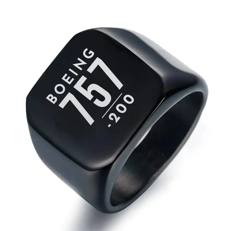Boeing 757-200 - Ring - Tag - Black