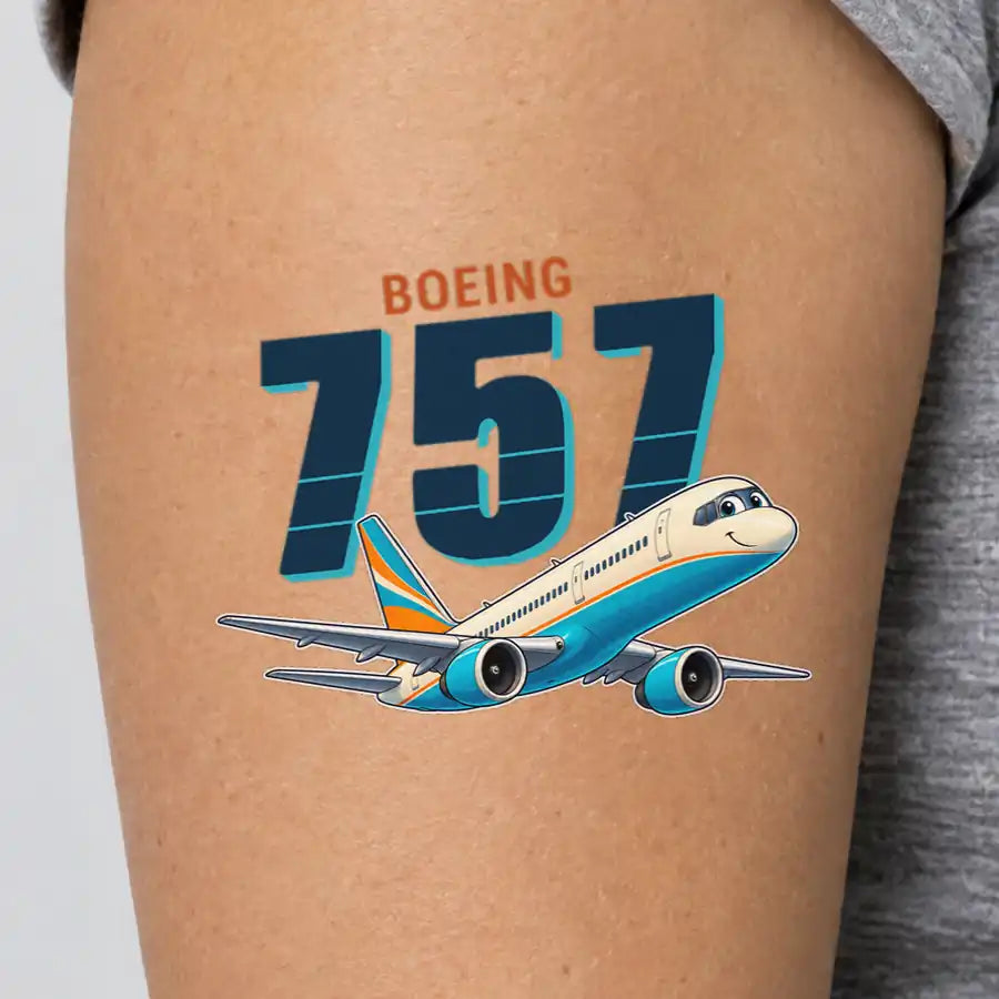 Boeing 757-200 - Tattoo - Cartoon