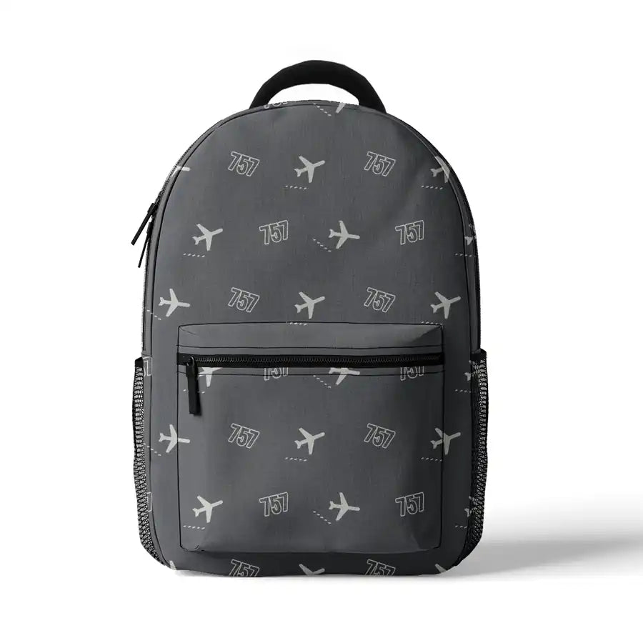 Boeing 757-300 - 3D Backpack - 3D Pattern - Gray
