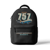 Thumbnail for Boeing 757-300 - 3D Backpack - Cartoon - Gray
