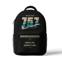 Thumbnail for Boeing 757-300 - 3D Backpack - Original - Black