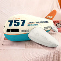 Thumbnail for Boeing 757-300 - Cartoon - Airplane Pillow