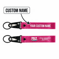 Thumbnail for Boeing 757-300 Hawk-Shaped Key Chains - Pink - Cartoon - Personalized