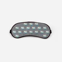 Thumbnail for Boeing 757-300 - Cartoon Pattern - Sleep Mask - Gray