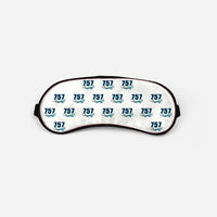Thumbnail for Boeing 757-300 - Cartoon Pattern - Sleep Mask - White
