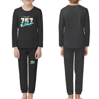 Thumbnail for Boeing 757-300 - Children Pajamas - Original Chest - Black