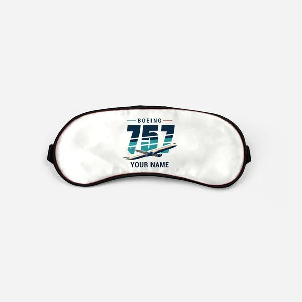 Boeing 757-300 - Original + Name - Sleep Mask - White