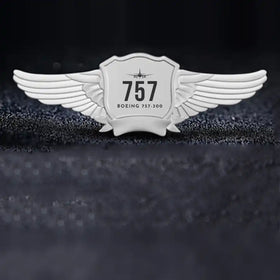 Boeing 757-300 Pilot Wing Badge