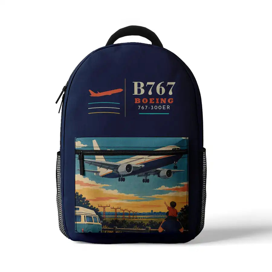 Boeing 767-300ER - 3D Backpack - Dark Blue