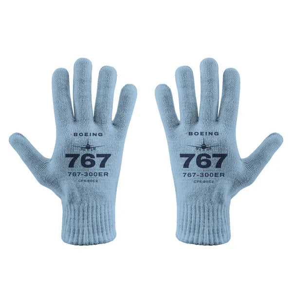 Boeing 767-300ER - Gloves - Full - Heritage - Light Blue